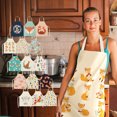 thumbnail image 1 of Vaidha 1pc Parent Adult The Family Kitchen Lovely Print Linen Family Aprons, 1 of 2