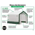 thumbnail image 2 of Miracle-Gro 6' x 8' x 6' All-Season Indoor/Outdoor Backyard Garden Greenhouse and Compact Waterproof Plant Shelter, Translucent, 2 of 21