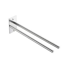 CASAFUN Double Towel Bar,Wall Mounted Bath Accessories Stainless Steel Shower Towel Rack,Towel Rod Holder for Bathroom Kitchen