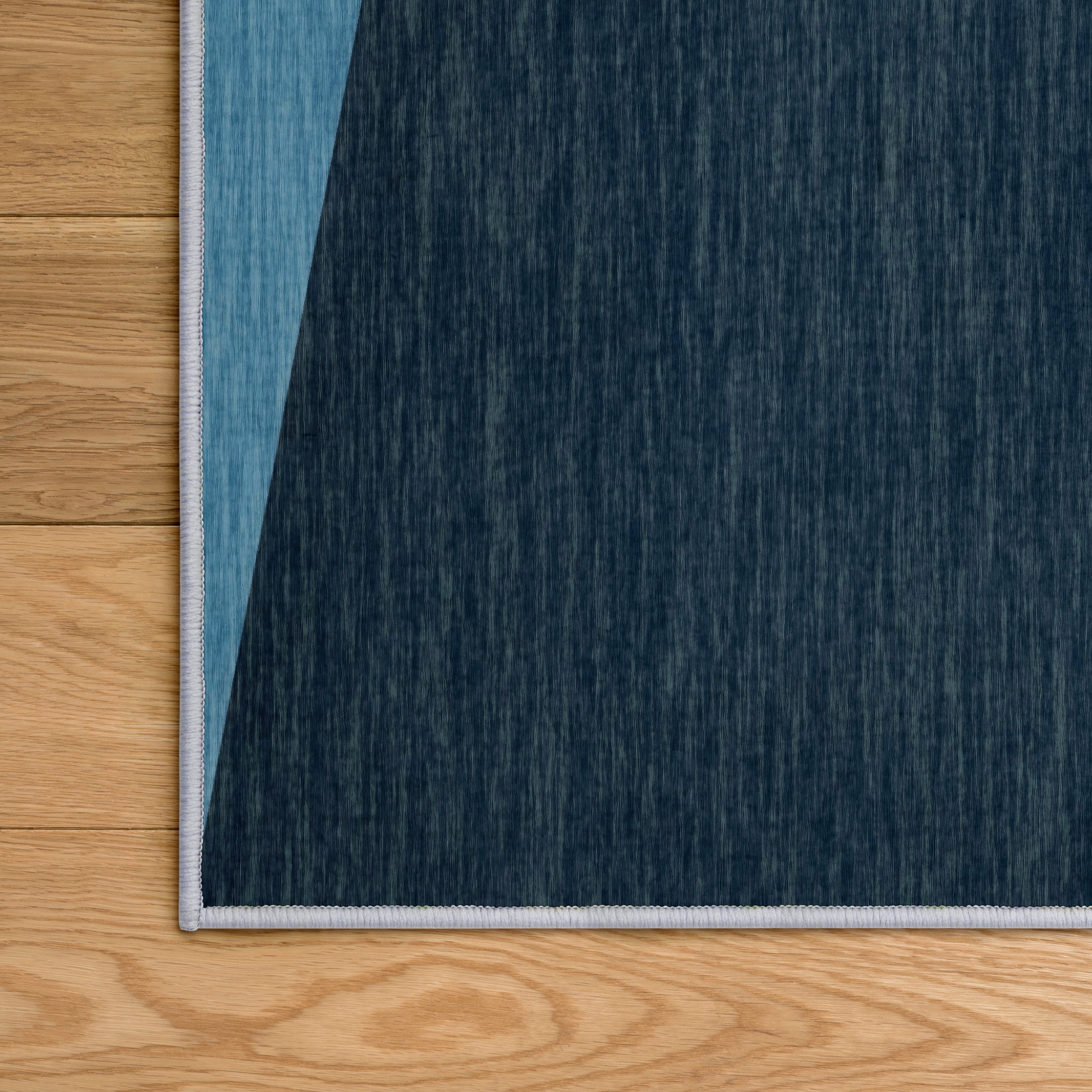 Melding forms I Washable Geometric Art Area Rug size 5'x8', Power-loomed, Heavenly Softness with Non-Slipping Backing