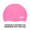 thumbnail image 2 of Speedo Unisex-Adult Swim Cap Silicone Long Hair, 2 of 3