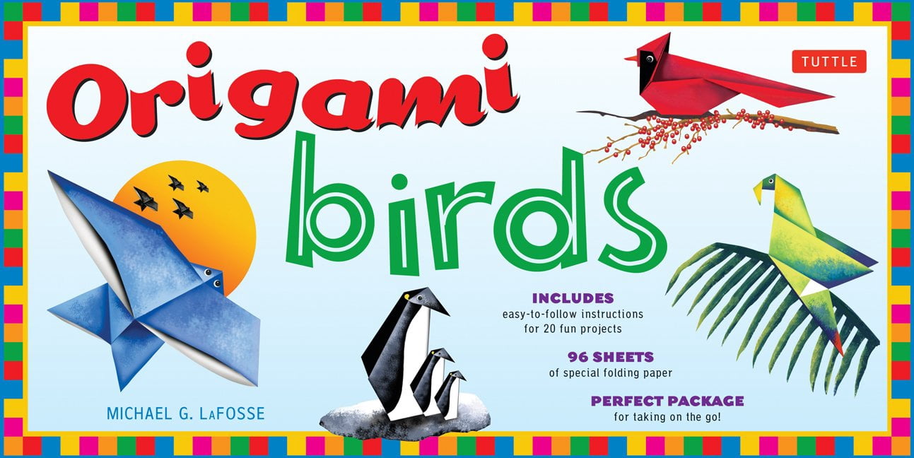 Pre-Owned Origami Birds Kit: Make Colorful Origami Birds with This Easy Origami Kit: Includes 2 Origami Books, 20 Projects & 98 High-Quality Origami Papers [Wit (Hardcover) 0804838054 9780804838054