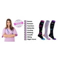 thumbnail image 4 of Extreme Fit Women's Compression Socks, 3 Pack - Made for nurses, travel, pregnancy, foot aches, and running, 4 of 4