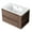 Brown Oak, variant on Tookss 30" Wall Mounted Bathroom Vanity With Gel Sink Side ShelfScratch-Resistant Bathroom Accessories For Small Space