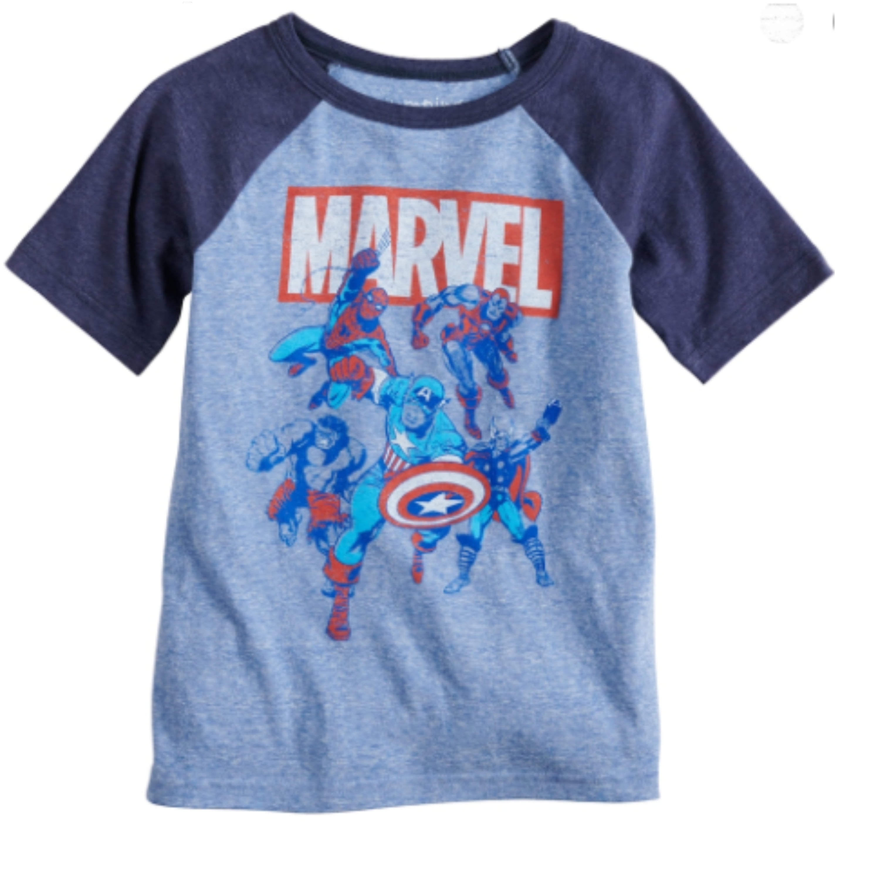 Jumping Beans Little Boys 4-12 Marvel in Action Tee Tshirt - Walmart.com