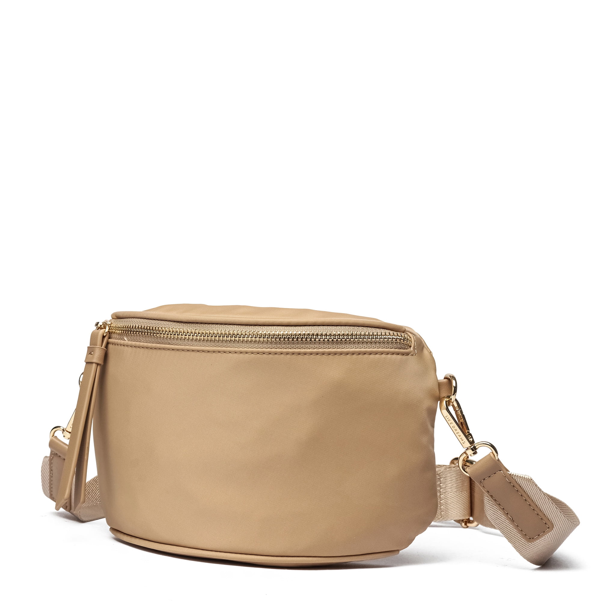 LIKE DREAMS Out-of-Norm Fanny Pack with Detachable Pouch, Nude
