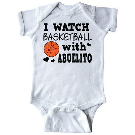 

Inktastic I Watch Basketball with Abuelito Gift Baby Boy Bodysuit