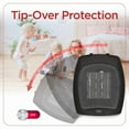 thumbnail image 6 of CK+DECKER Portale Space Heater, 1500W Small Space Heater with Overheat Protection for Indoor Use, 6 of 8