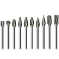 thumbnail image 3 of 1pc 3x6mm Tungsten Carbide Burrs Rotary Drill Die Grinder Carving Bit Double Cut, 3 of 5