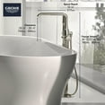 thumbnail image 3 of Grohe 23 491 A Essence Floor Mounted Tub Filler - Nickel, 3 of 7