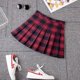 thumbnail image 3 of Minifalda a cuadros de patinador de tenis informal plisada de cintura alta para mujer, 3 of 4