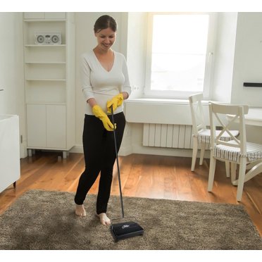 Fuller Brush Electrostatic Floor Sweeper - Silent Carpet & Hard Surface Cleaner