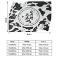 thumbnail image 2 of livetty Bible Verse and Cow Print Blanket, Cow Gifts for Women, Inspirational Christian Gifts for Women Girls, Mothers Day Birthday Wedding Christmas Gifts, Soft Flannel Blanket 40'' x 50'', 2 of 5