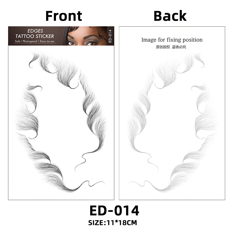 Toyella Hair Tattoo Stickers Creating The Seriously Real Baby Hairs