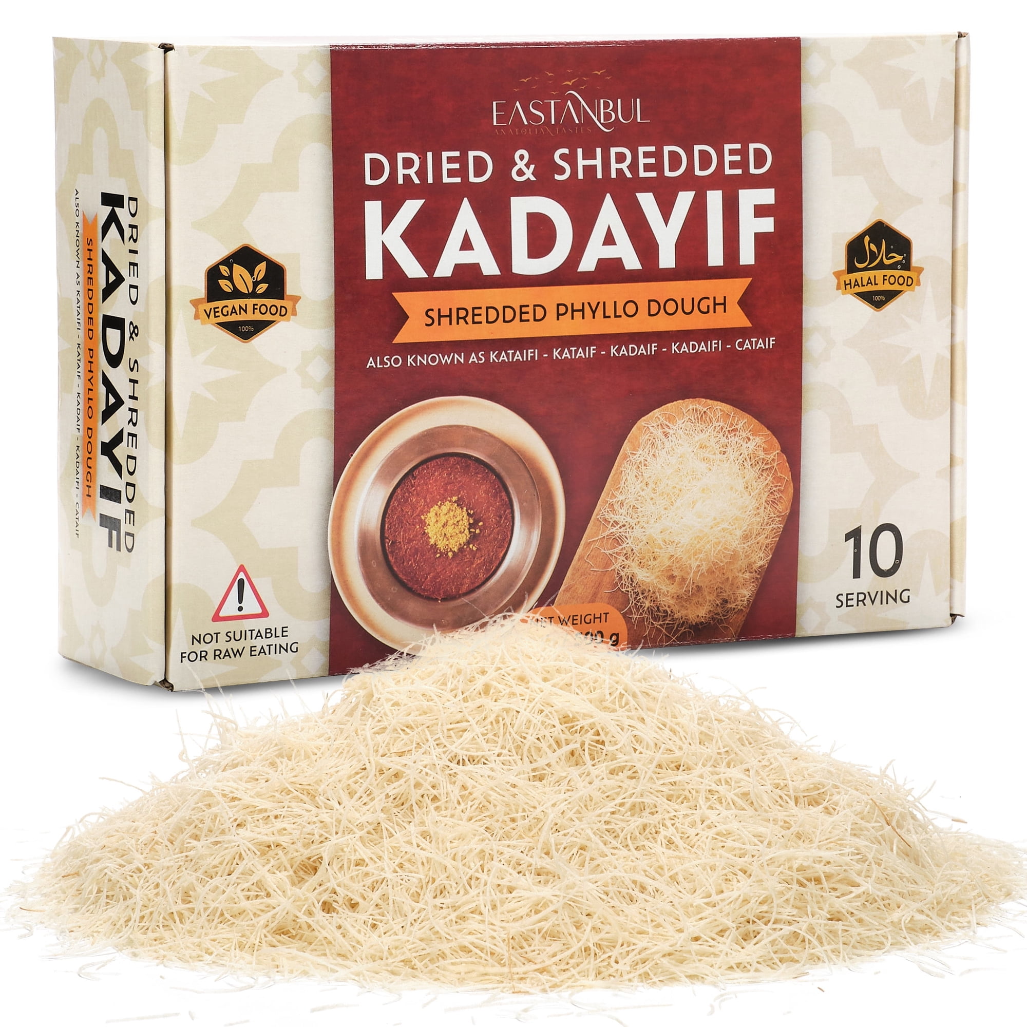 Eastanbul Dried Kataifi Shredded Fillo Dough Box 500 Gram