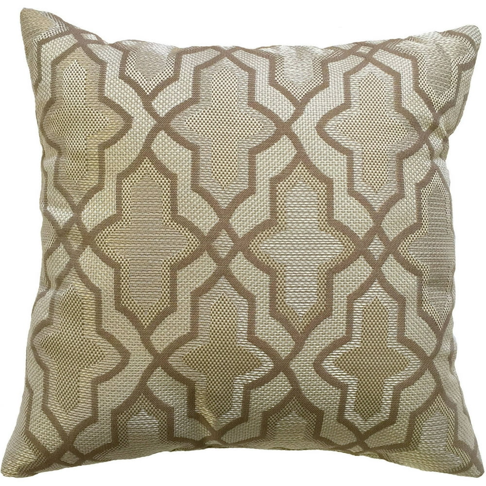 Better Homes and Gardens Golden Trellis Decorative Pillow