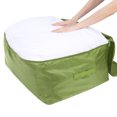 thumbnail image 4 of REGALWOVEN Clothes Storage, Storage Bags, 1 Pack Moving Bags for Organizing Comforters, Closet Organizers, and Storage with Handles Green 27.5*19.5*12in, 4 of 7