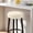 Beige-BG, variant on MMJ Chair Cushions Round Bar Stool Cover Elastic Textured Fabric Slipcover Stretch Protector Adjustable Swivel Rolling Seat 14.17-18.89in