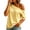 Yellow, variant on LEKWK Striped Off Shoulder Tops for Women Short Sleeve Asymmetrical Neck Casual Tops Dressy Casual Loose Fit Summer Shirts Fashion Beach Vacation Outfits
