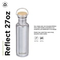 thumbnail image 2 of Botella de agua Klean Kanteen Reflect de 800 ml con tapa de bambú, 2 of 7
