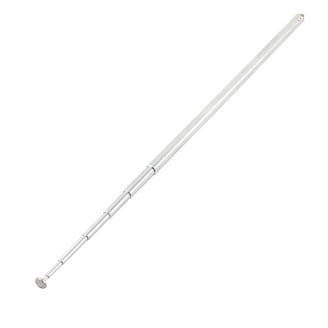 Antenna Tv Antenna Telescopica FM/AM/TV - 61cm, 4 Sezioni, Orientabile 360°, Per Radio E Dispositivi Ricetrasmittenti Antenna Radio