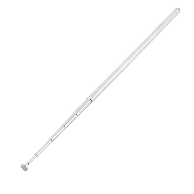 Unique Bargains Telescoping Antenna Aerial 19.5cm to 110.5cm 7 Sections for Radio TV, 1 Count