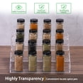 thumbnail image 4 of Uxcell Acrylic Spice Rack Tray, 4 Tier Spice Drawer Organizer Shelf Seasoning Organizer for Kitchen Countertop Cabinet, 4 of 6