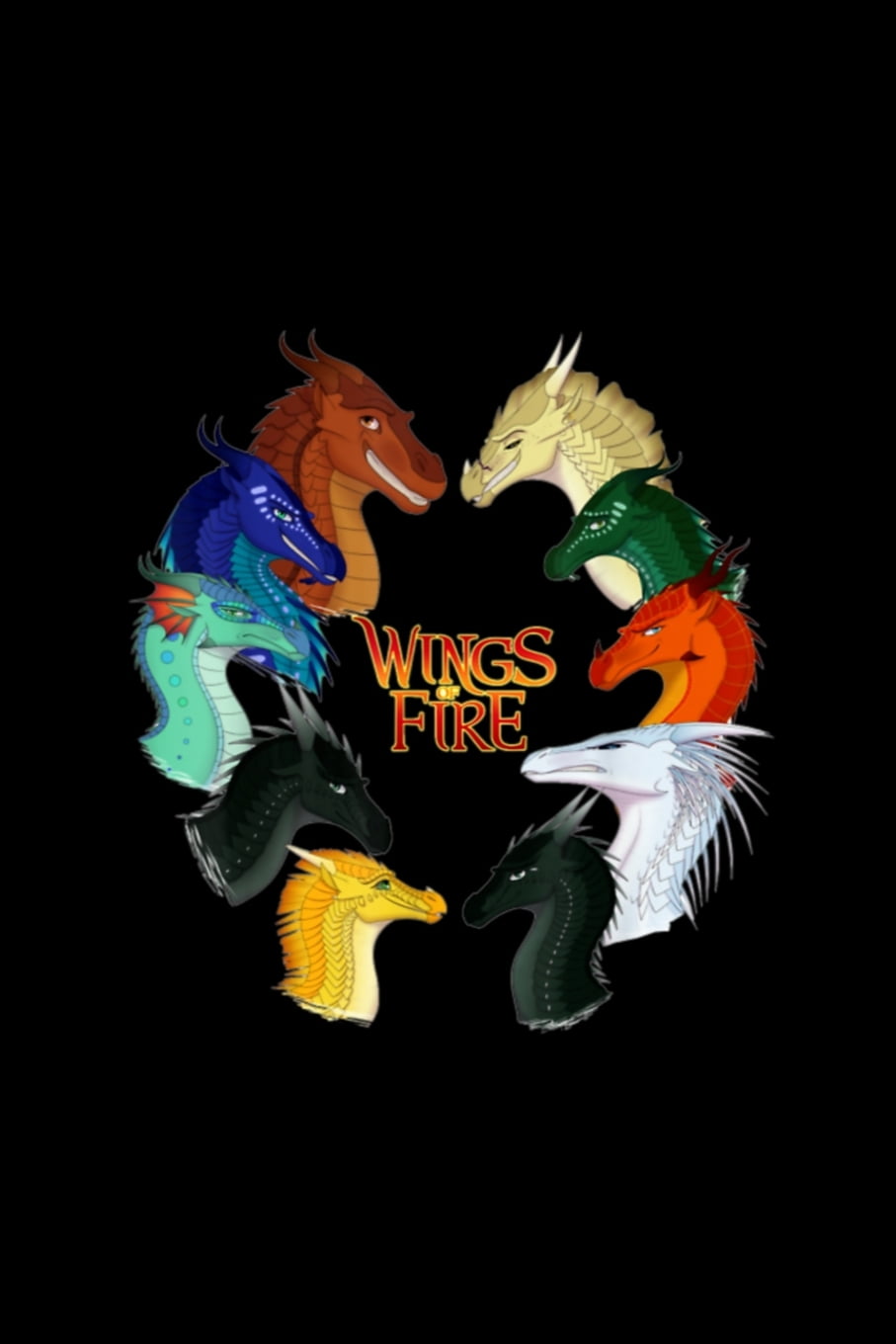 Wings of Fire All Together Notebook Journal Composition Blank Lined