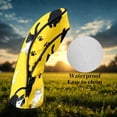 thumbnail image 7 of Golf Head Covers for Woods and Driver Waterproof Leather Golf Club Head Covers for Women Men Golf Driver Fairway Wood Headcover Black-White Cat & Paw Pattern, 7 of 7