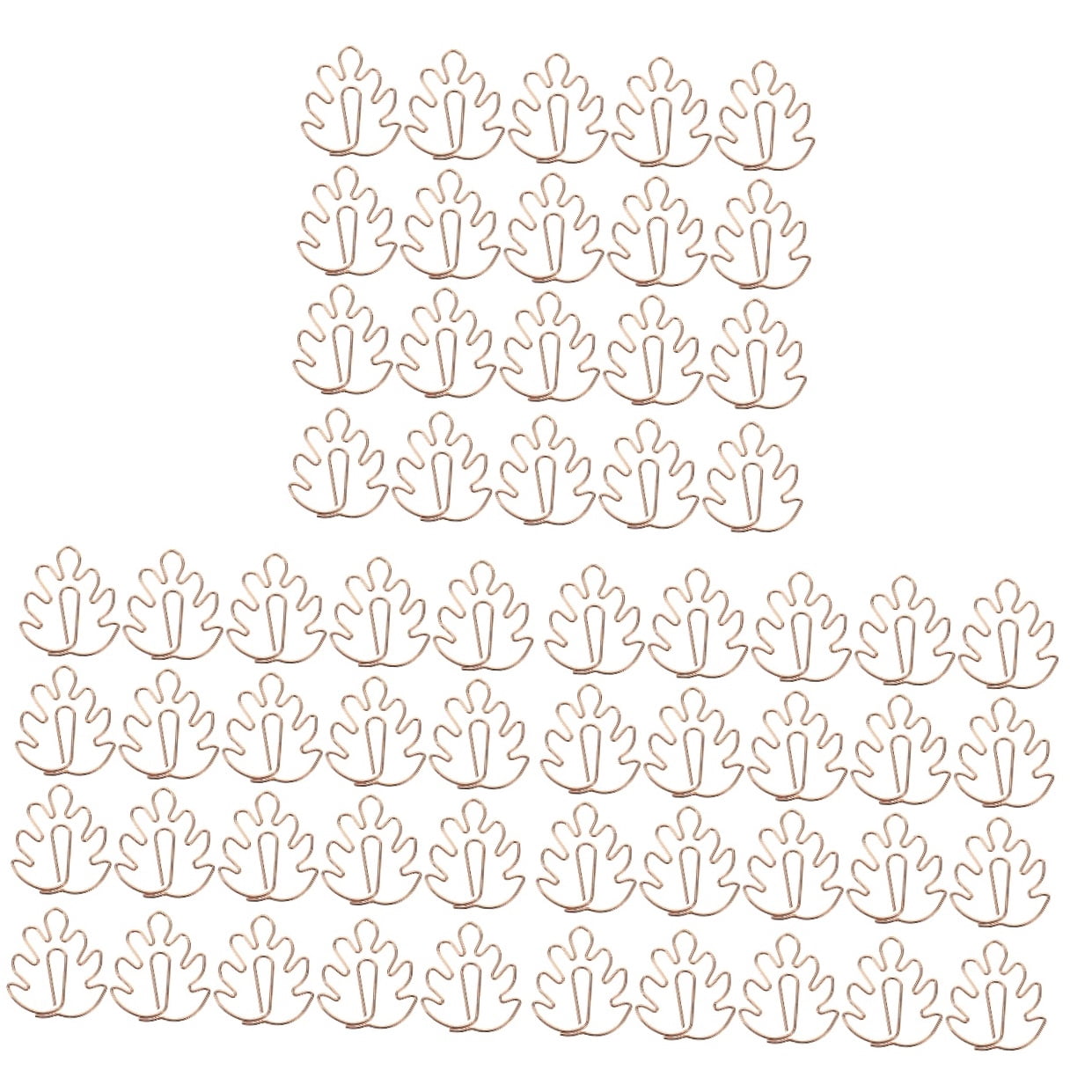Set of 3 Large Clips Giant Paper Turtle Leaf Paperclip Office Work