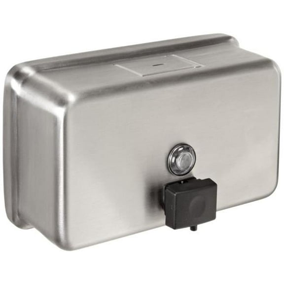 40 oz Tank Surface Mounted Soap Dispenser, Satin Stainless Steel