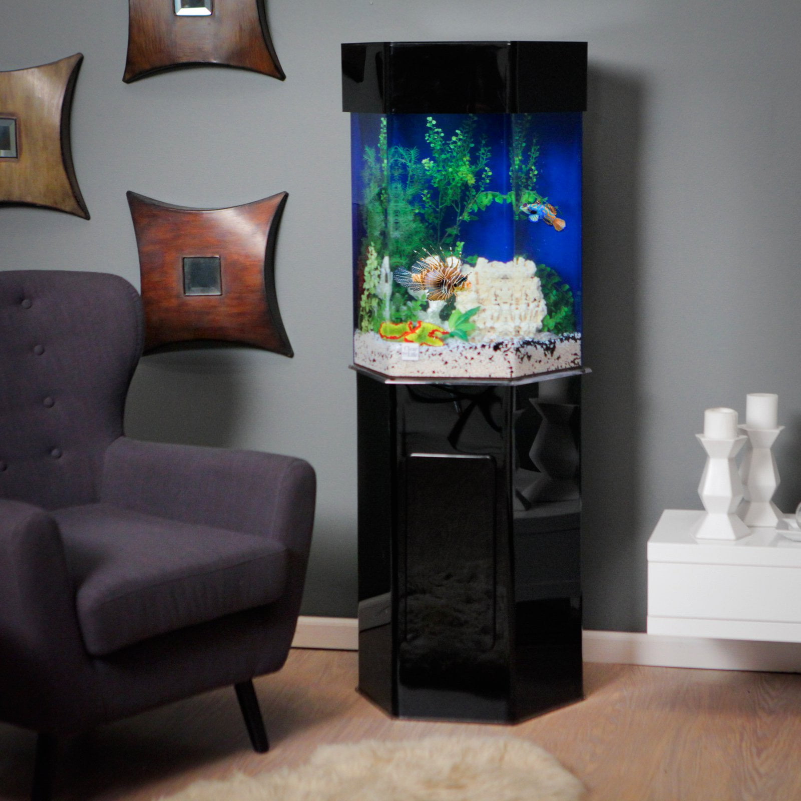 Acrylic Hexagon Aquarium Stand Com Acrylic Hexagon Aquarium Stand