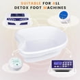 thumbnail image 5 of Ionic Foot Bath Basin for Detox  with 100 Liners, Portable Ergonomic Foot Soaking Tub for Home Spa, 5 of 6