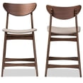 thumbnail image 4 of Baxton Studio Latina 24" Counter Stool in Light Gray (Set of 2), 4 of 4