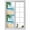 Blue, variant on Summer Beach Window Privacy Film, Coastal Ocean Tropical Palm Trees Static Cling UV Sun Blocking Heat Control Window Tint Day and Night, Non-Adhesive One Way Windows Privacy Cover 17.7''x39.3''
