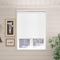 thumbnail image 1 of LUCKUP Cordless Blackout Roller Shades Window Blinds for Home Kitchen Bathroom Bedrooms 26" W x 72" H(Stripped White), 1 of 7