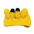 thumbnail image 2 of Flmtop Cute Handmade Dog Cat Hat Costume Caps Animal Head Party Decor Pet Accessory Yellow, 2 of 9
