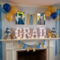 thumbnail image 3 of GRAD 2026 LED Marquee Light Up Letters Sign, Graduation Decorations for Class of 2026 Party, Graduation Table Centerpieces for College High School Grad Party Decor Indoor Outdoor, 3 of 6