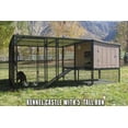 thumbnail image 5 of 4' X 4' K9 Kennel Castle House With 8' X 16' Run with Metal Cover-Complete, 5 of 9