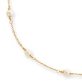 thumbnail image 1 of 18in Gold-plated Kelly Waters Small White Simulated Pearl Necklace (Weight: 0.1 Grams, Length: 18 Inches), 1 of 1
