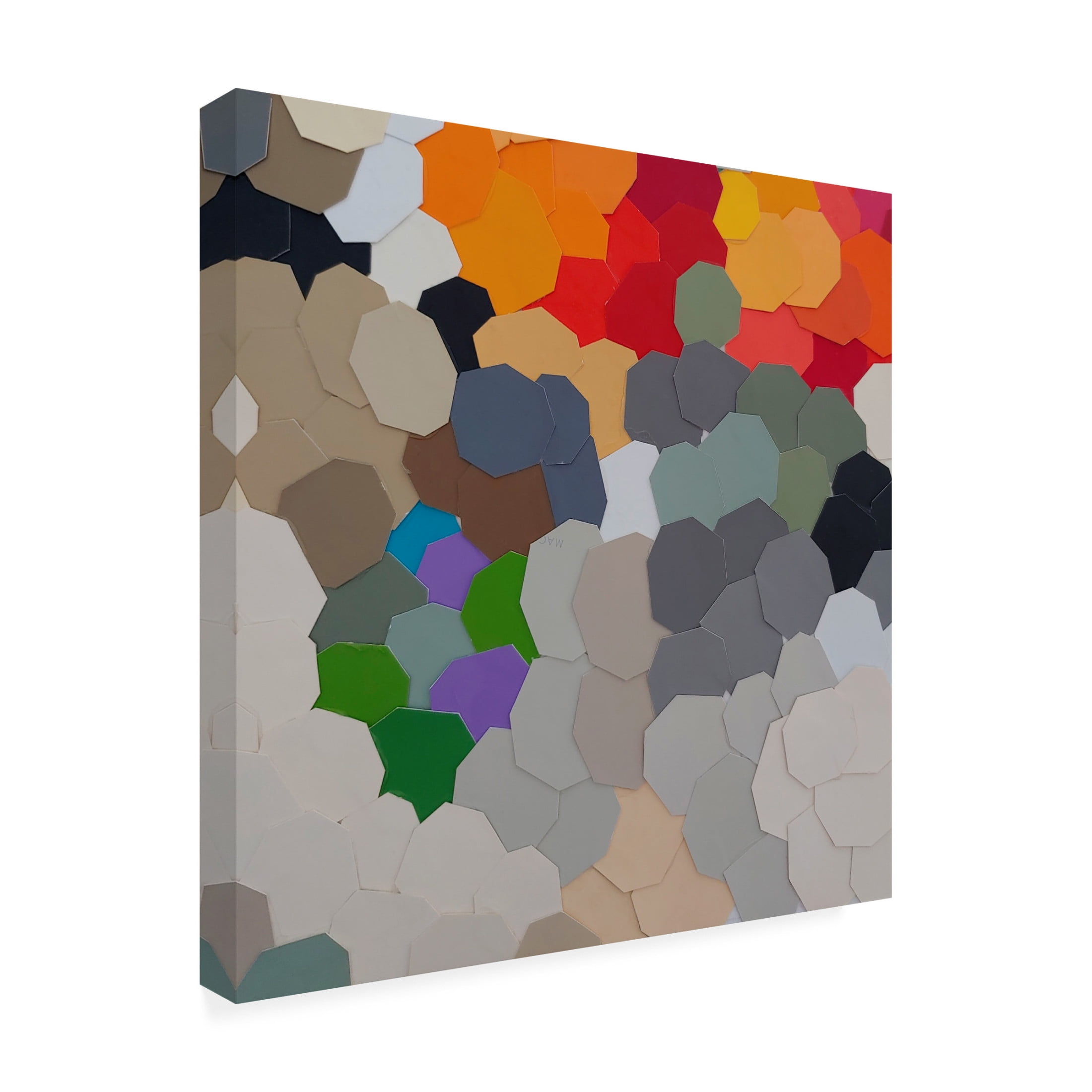 Canvas Wall Art - Coco Good 'Fruit in Bowl II' Wall Art for Living Room, Bedroom, or Office Décor by Trademark Fine Art - 18 x 18 Inches