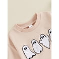thumbnail image 5 of Newborn Baby Boy Girl Halloween Outfit Ghost Oversized Sweatshirt Romper Casual Long Sleeve Jumpsuit Cute Fall Clothes, 5 of 8