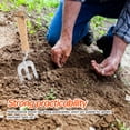 thumbnail image 2 of Entireivity Durable Garden Hand Shovel Useful Garden Tool Practical Three-tooth Shovel, 2 of 8