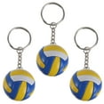 thumbnail image 4 of 3pcs Simulation Volleyball Key Chain Pendants Volleyball Sports Souvenir, 4 of 9