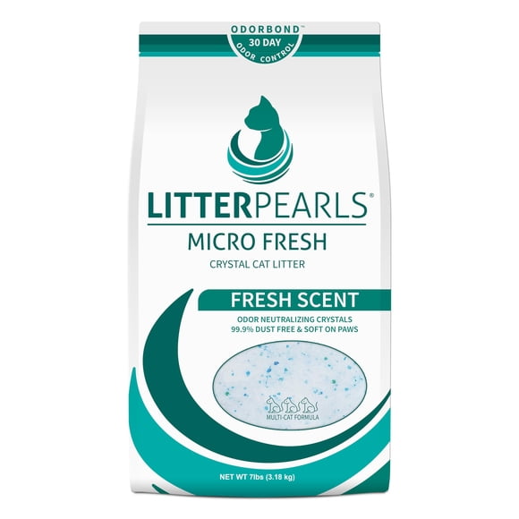 Arena para gatos Pearls Crystal Odorbond Micro Fresh, 3,2 kg
