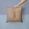 thumbnail image 2 of Carolines Treasures BB1063-BL-BN-PW1414 Beetle Burlap and Brown   Canvas Fabric Decorative Pillow BB1063 14Hx14W, 2 of 4