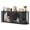 Double Dog Crate -Black, variant on WIRRYTOR 86" Double Dog Crate Furniture, Modern Farmhouse Dog Kennel with Arched Doors and Removable Divider, Extra Large Dog Cage TV Stand, Black