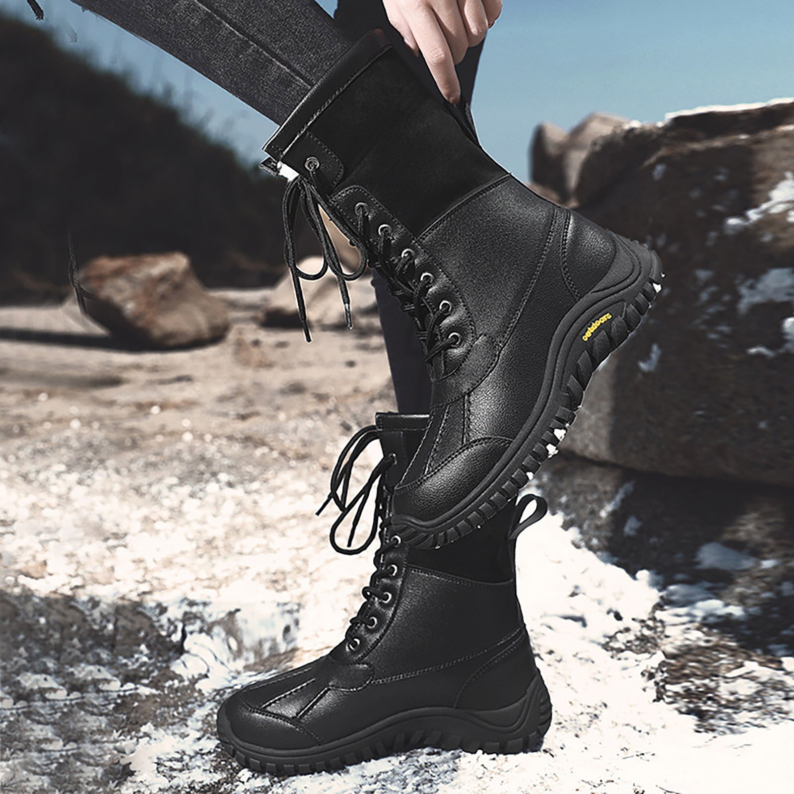 Bottines Hiver Femme Boots Pour La Neige Femme Bottes De Neige