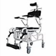 thumbnail image 3 of Nurth Tilt-in-Space Reclining Shower/Toilet Commode Chair, with Padded Seat, Back, Armrests. Care 4-in-1 Multifunction Chair, Flip-up Arm and Foot Rests, Commode Pail and Adjustable Headrest, 3 of 4
