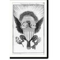 thumbnail image 2 of Historic Framed Print, [Arms of the United States].Jas. Trenchard sculp., 17-7/8" x 21-7/8", 2 of 9
